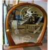 Image 1 : FRAMED MIRROR W/CUSTOM EAGLE ETCHING 46" X 47"