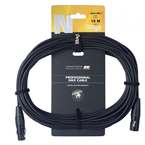 NEW 15M STAGG DMX CABLE