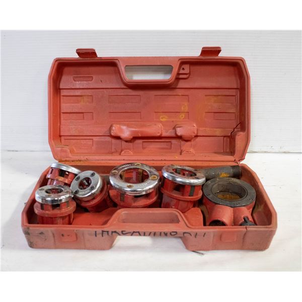INDUSTRIAL USE THREADING TOOL SET W CASE