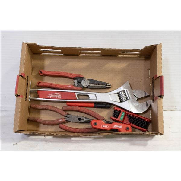 FLAT OF MILWAUKEE HAND TOOLS INCL.