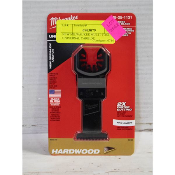 NEW MILWAUKEE MULTI-TOOL UNIVERSAL CARBIDE