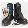 Image 2 : WOMENS STEEL TOE BOOTS SIZE 8W BLACK