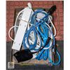 Image 1 : LOT OF EXTENSION CORDS & POWER BARS