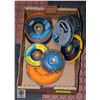 Image 1 : FLAT WITH 32 VARIOUS NEW GRINDER WHEEL