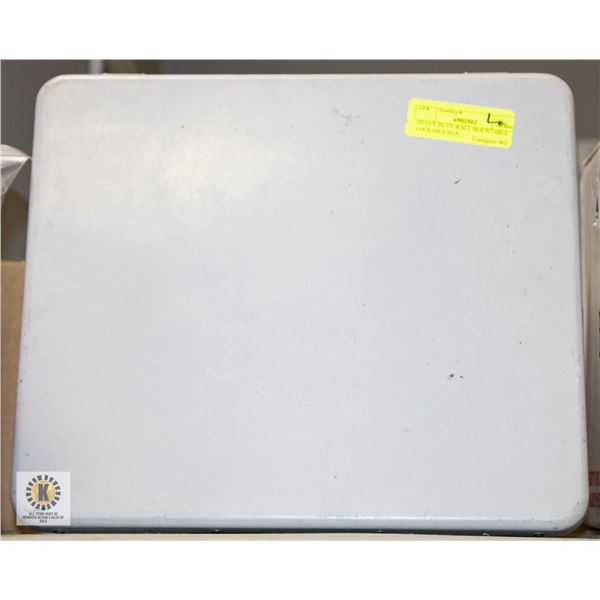 HEAVY DUTY WALL MOUNTABLE LOCKABLE BOX,
