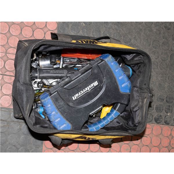 DEWALT BAG WITH ASSORTED TOOLS