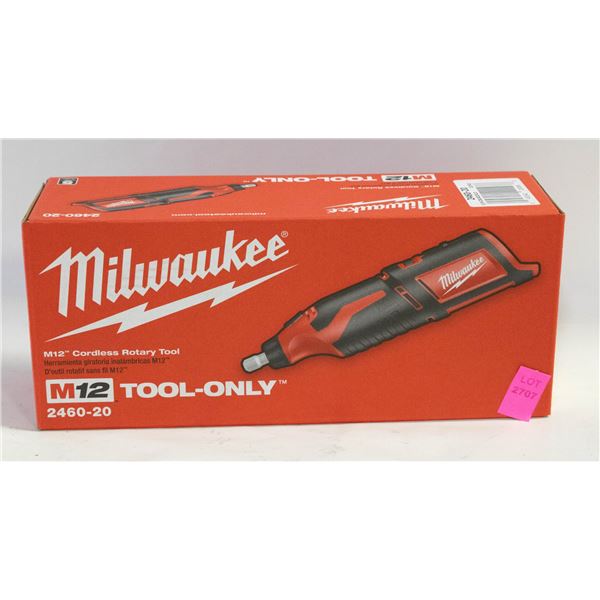 NEW MILWAUKEE M12 BRUSHLESS ROTARY/GRINDER