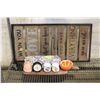 Image 1 : WOODEN WALL DECOR METAL FRAMED +