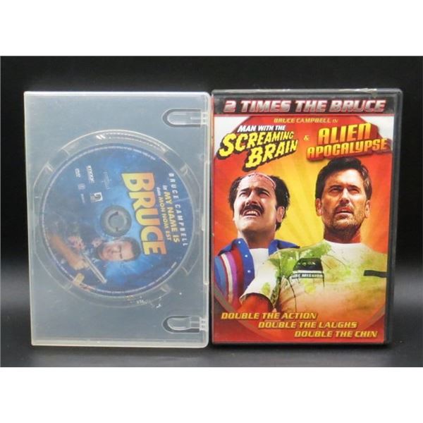 Lot Of 2 DVD's Starring Bruce Campbell