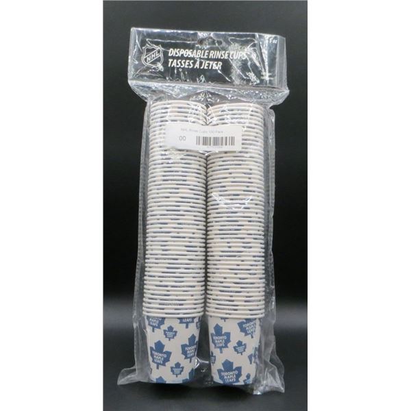 New Toronto Maple Leafs s 5oz Disposable Rinse Cups (100 Cups)