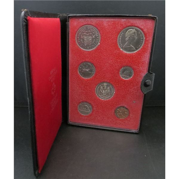RCM 1971 Canada BC Double Dollar 7 Coin Set Uncirculated Proof Like BC $1 Coin 50% Silver