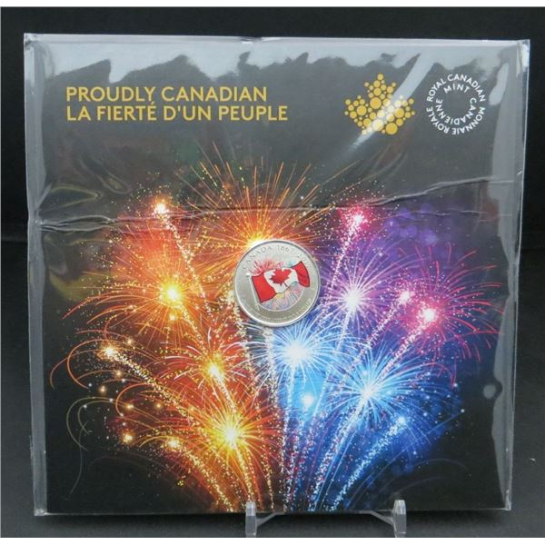 RCM 2017 $5 Proudly Canadian Pure Silver Glow-in-the-Dark Coin