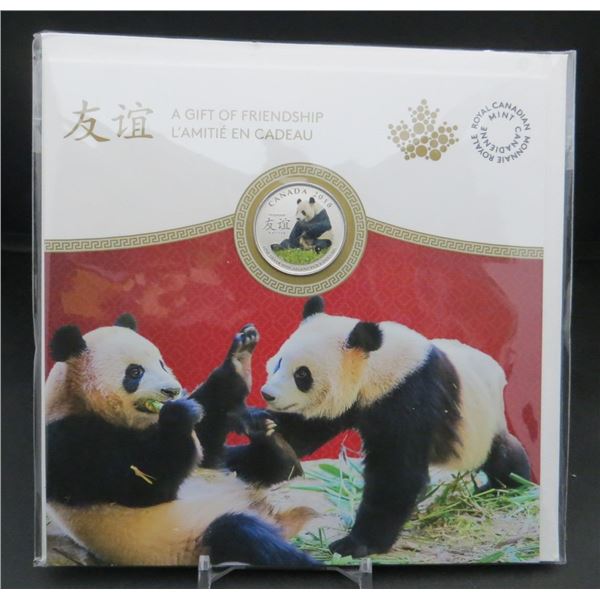 RCM 2018 $8 The Peaceful Panda A Gift of Friendship Pure Silver Coin