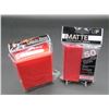Image 1 : New Ultra Pro Red 80 Card Deck Box & Pack of 50 Red Matte Standard Card Sleeves