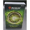 Image 1 : New Sealed Magic The Gathering Commander Green Collection Retails For $100.00