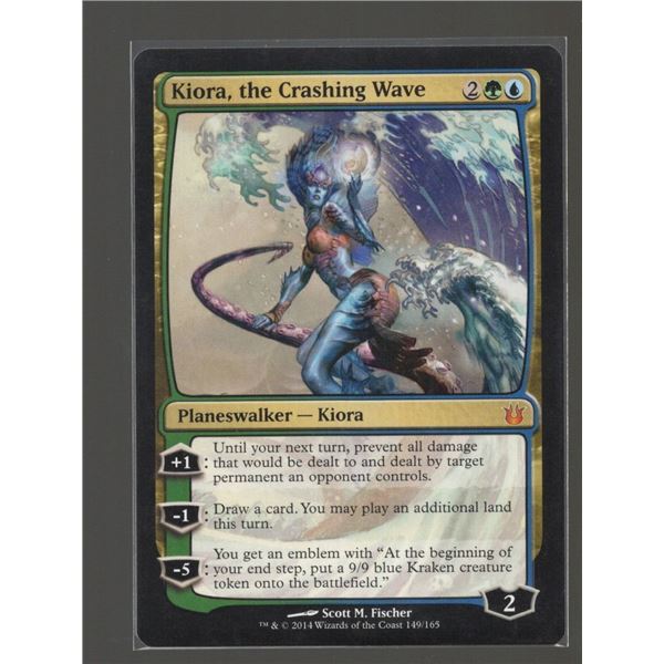 Magic the Gathering Kiora, the Crashing Wave Born of the Gods