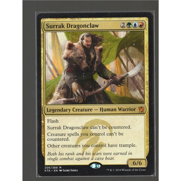 Magic the Gathering Surrak Dragonclaw Khans of Tarkir
