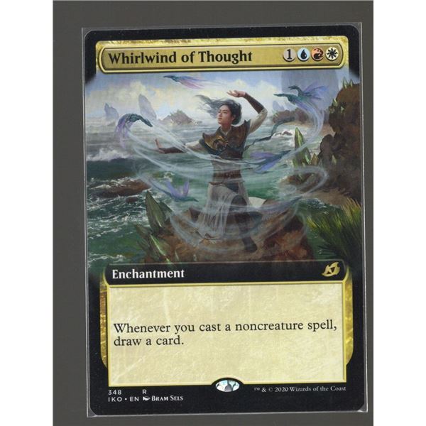 Magic the Gathering Whirlwind of Thought Extended Art Ikoria Lair of Behemoths