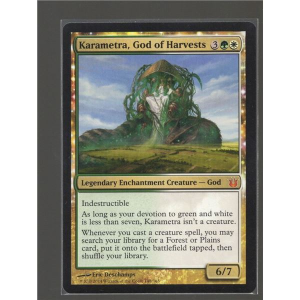 Magic the Gathering Karametra God of Harvests Born of the Gods