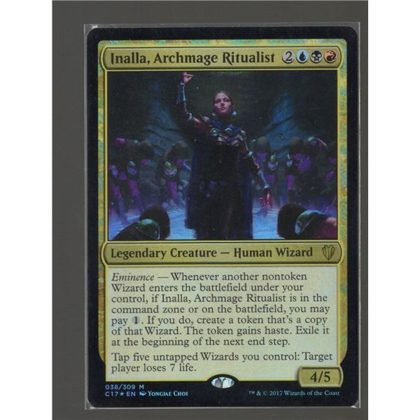 Magic the Gathering Inalla, Archmage Ritualist FOIL Commander 2017