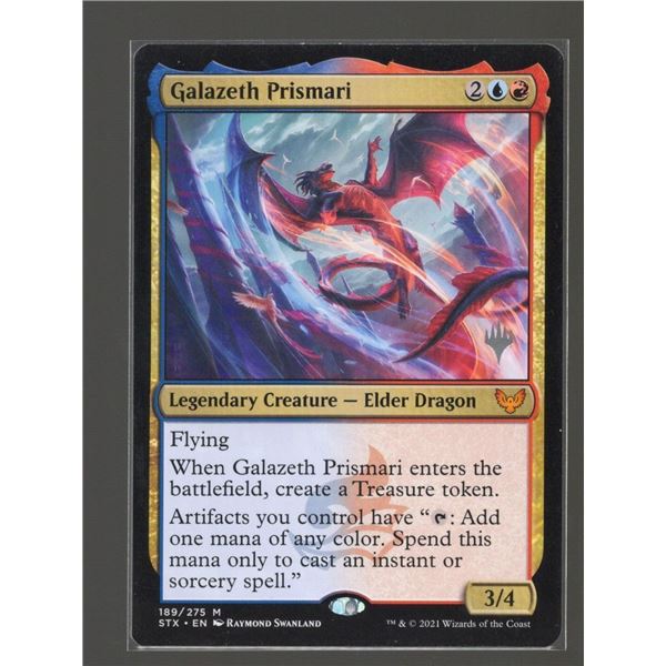 Magic the Gathering Galazeth Prismari Strixhaven School of Mages