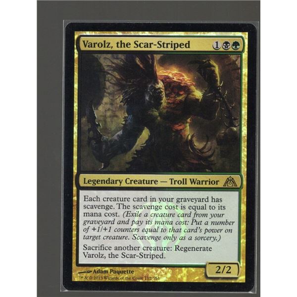 Magic the Gathering Varolz, the Scar-Striped FOIL Dragon's Maze