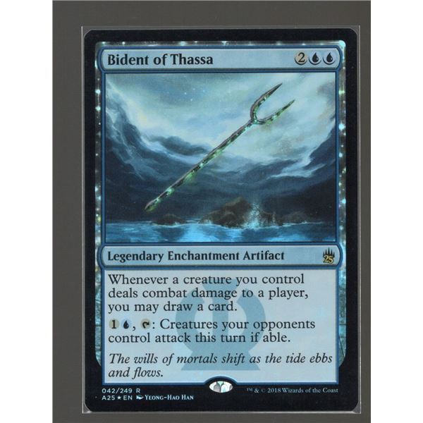 Magic the Gathering Bident of Thassa FOIL Masters 25