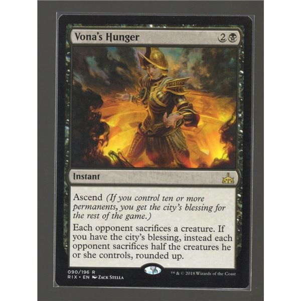 Magic the Gathering Vona's Hunger Rivals of Ixalan