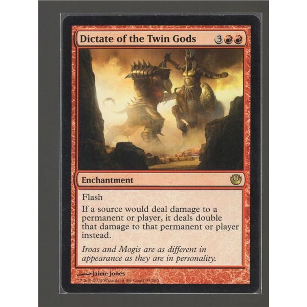 Magic the Gathering Dictate of the Twin Gods Journey Into Nyx