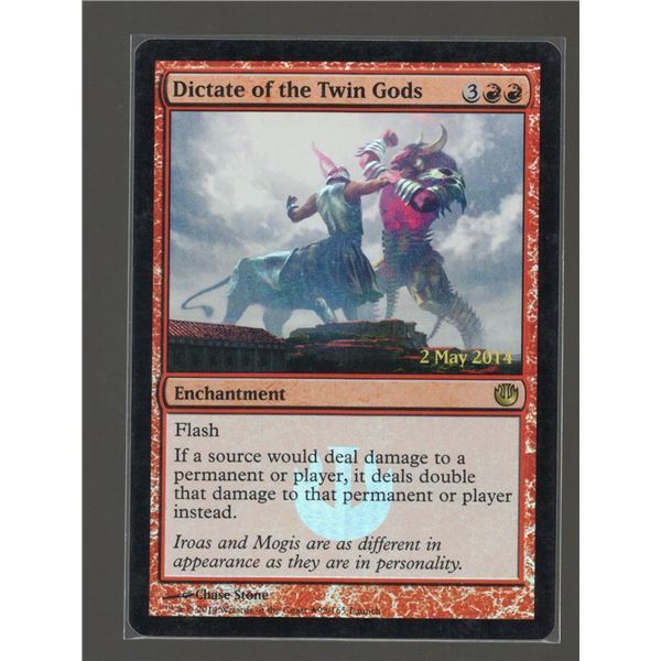 Magic the Gathering Dictate of the Twin Gods FOIL Journey into Nyx Date Stamped Promos