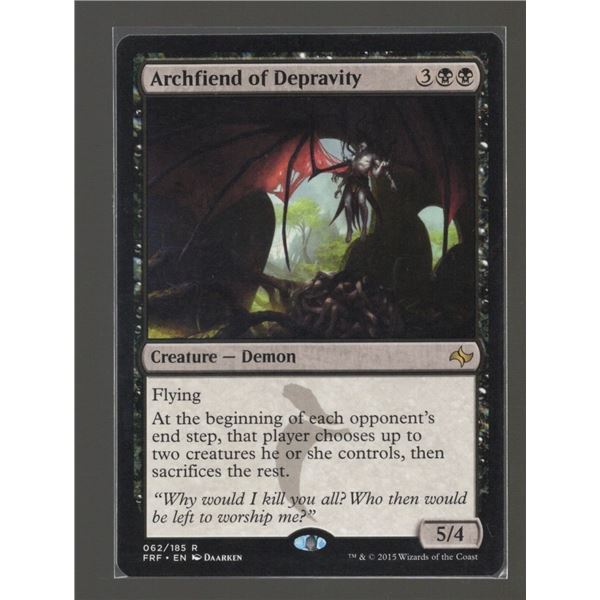 Magic the Gathering Archfiend of Depravity Fate Reforged