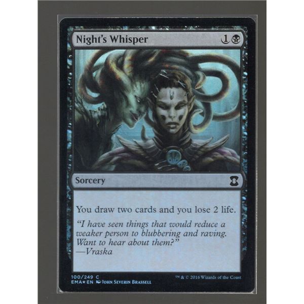 Magic the Gathering Night's Whisper FOIL Eternal Masters