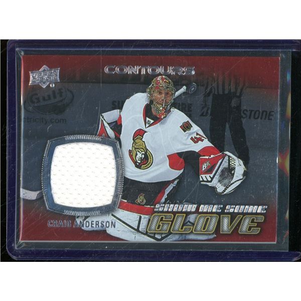 2015-16 Upper Deck Contours Show Me Some Glove Jerseys #S20 Craig Anderson