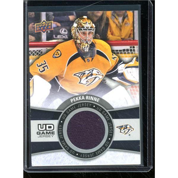 2015-16 Upper Deck Game Jerseys #GJRI Pekka Rinne