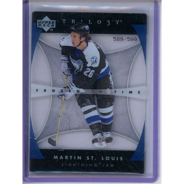 2005-06 Upper Deck Trilogy #126 Martin St. Louis Frozen In Time 589/599