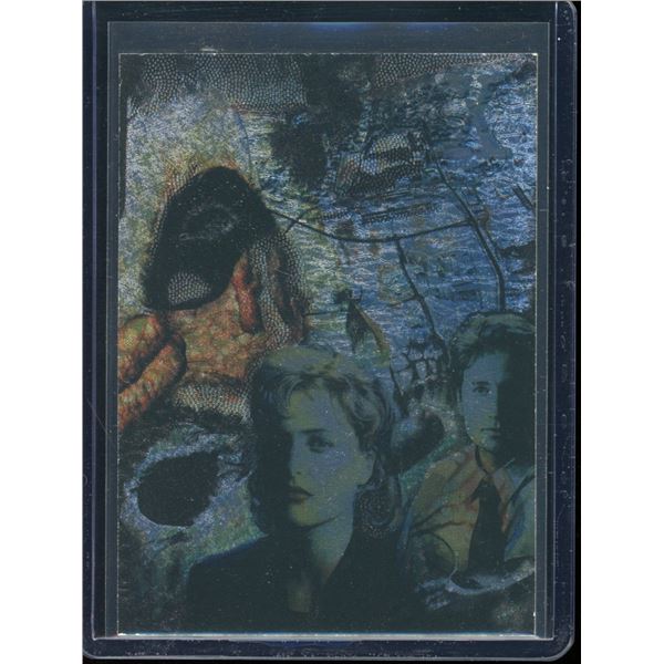 1996 Topps X-Files Miran Kim Etched Foil Card i3 Topps Comic Cover #9