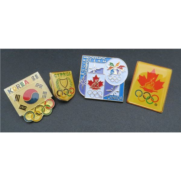 Lot Of 4 Olympic Collector Pins