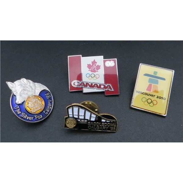 Lot Of 4 Various Collector Pins