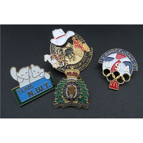 4 Various Collector Pins