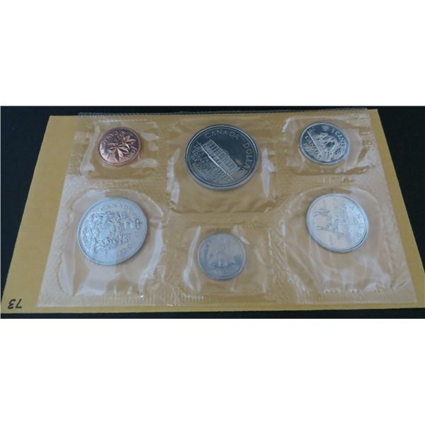 Royal Canadian Mint 1973 PEI Dollar Uncirculated 6 Coin Collector Set