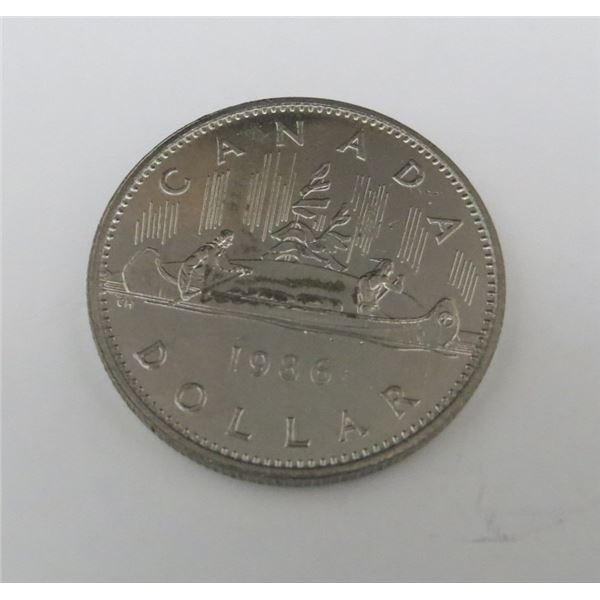 1986 Canadian $1 Dollar Coin