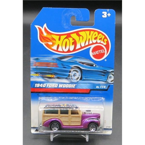 1998 Hot Wheels 1940 Ford Woodie 1:64 Die Cast