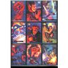 Image 1 : 1994 Marvel Masterpieces Lot Of 9 Cards Various Characters