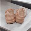 Image 2 : Women's strappy sandals peach color Size 36