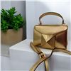 Image 1 : Brand New Golden Leather Handbag for women