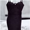 Image 2 : Black one piece with lace size M with Olive green crop top for women Size S