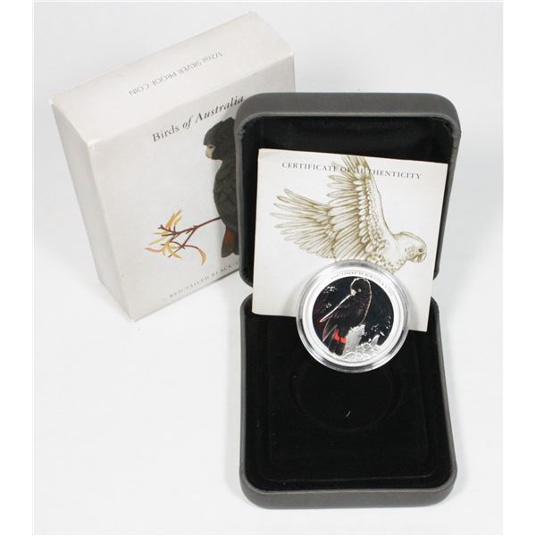 2013 AUSTRALIA RED-TAILED BLACK COCKATOO 1/2-OZ