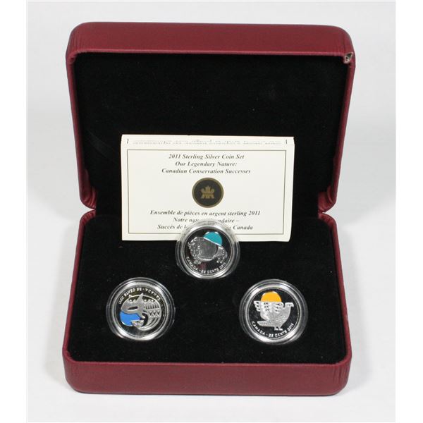 2011 CANADA STERLING SILVER COINS, OUR LEGENDARY