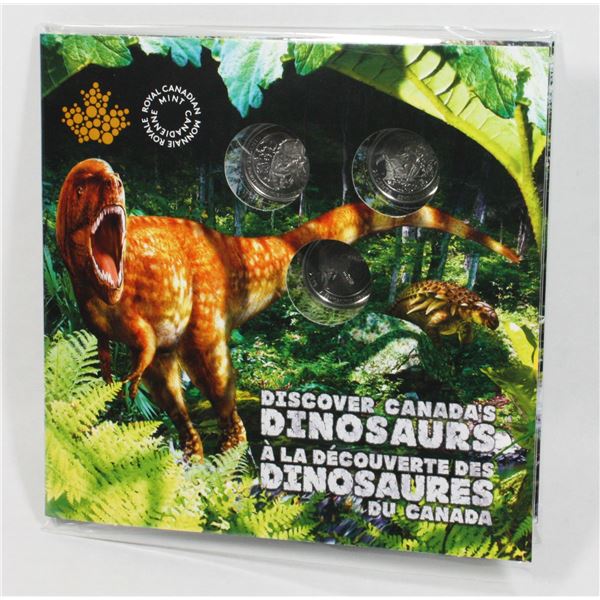 CANADA 1999 25CENT DISCOVER CANADAS DINOSAURS