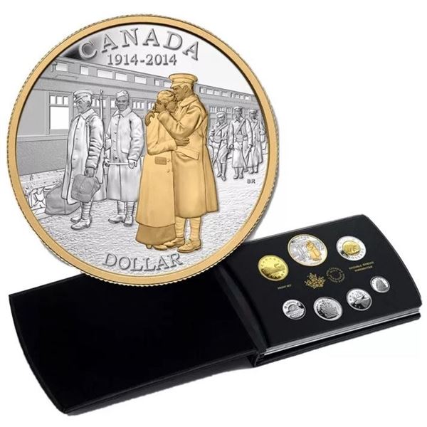 2014 CANADA PROOF SET OF CANADIAN COINAGE